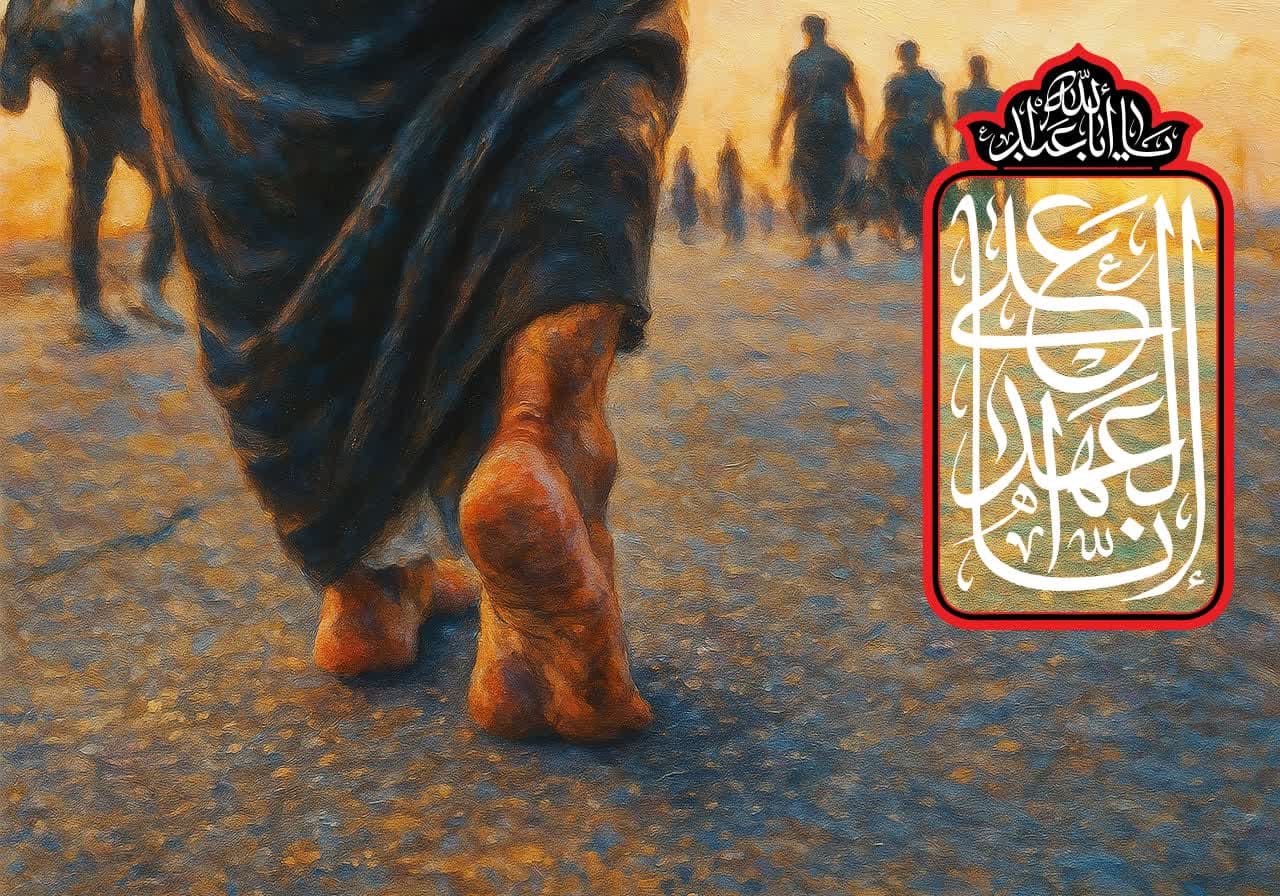 تصویرسازی پیاده روی اربعین